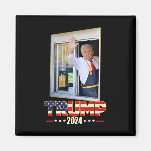 Imã Trump Com Mc Donald Trump Trabalhador Votando Em T