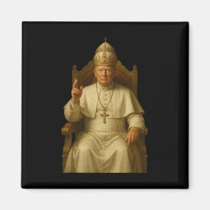 Imã Trump Como Vaticano Igreja Pope Engraçado Tremor P