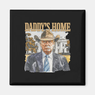 Imã Trump Cowboy Western Pai leva a América de volta