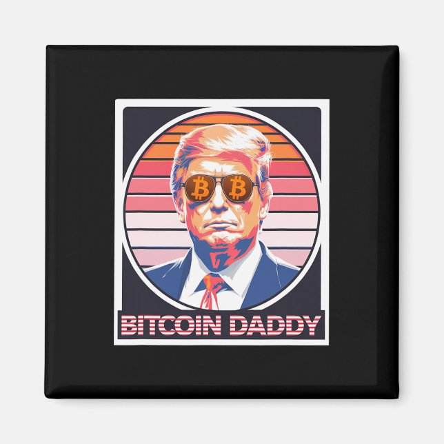 Imã Trump Crypto King Internet Mone, Pai de Bitmoney e (Frente)