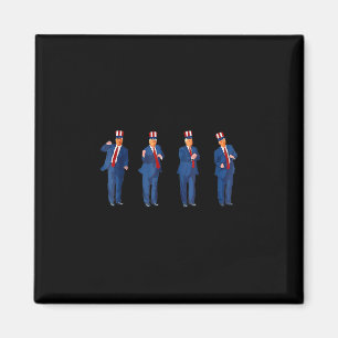 Imã Trump Dança 4 De Julho Trump 2025