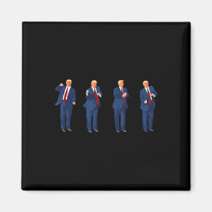 Imã Trump Dança Pro Trump 2024 Trump Presidente Mega 