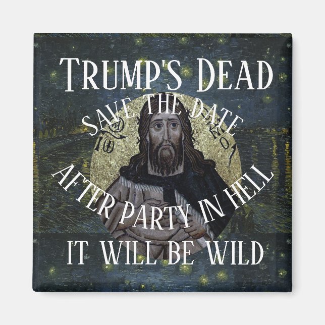 Imã Trump Dead After Party in Hell It will be Wild (Frente)