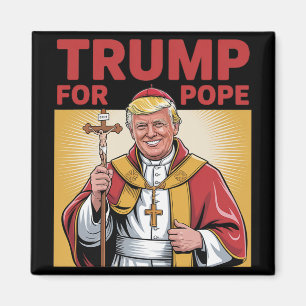 Imã Trump Divertido Para A República Vaticano Católica