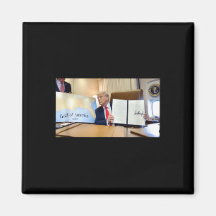 Imã Trump Do Golfo Do México Presidente Patriótico Tru