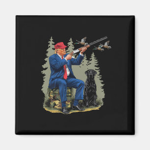Imã Trump Duck caçando Donald Trump Old School Camoufl