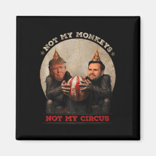 Imã Trump E Vance Não Meus Macacos Não Meu Circo