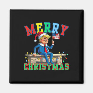 Imã Trump Em Shelf Engraçado Feliz Natal Mães Da Famíl