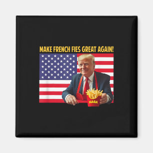Imã Trump Engraçado Faça Fritas Grandes Novamente Trum