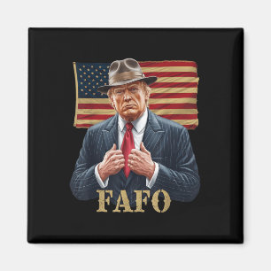 Imã Trump Fafo F por aí Descubra a Vintagem do Sinaliz