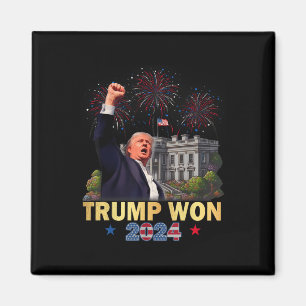 Imã Trump Ganhou 2024 Presidente 47 Da Casa Branca Don