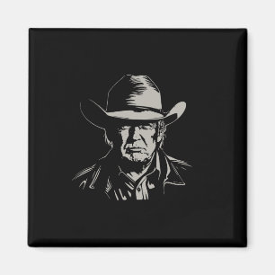 Imã Trump Head Cowboy Eua 2024 Votação Eleição America