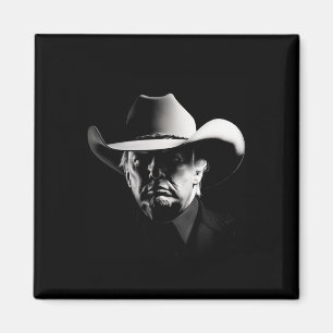 Imã Trump Head Cowboy Eua 2024 Votação Eleições Eua Ma