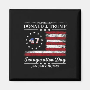 Imã Trump Inauguration Day 2025 Memabilia Usa Flag V