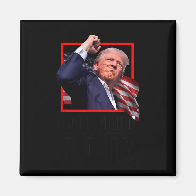 Imã Trump Luta Combatendo Combatentes Apoiadores Ameri (Frente)
