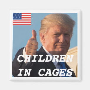 Imã Trump Magnet com Suporte a Filhos em Gaiolas