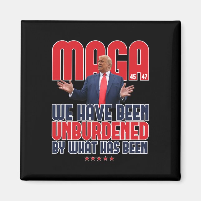 Imã Trump Mega 2024 47º presidente sem ônus Meme Des (Frente)