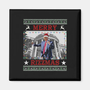 Imã Trump Merrry Rizzmas Engraçado Dança Humorística C