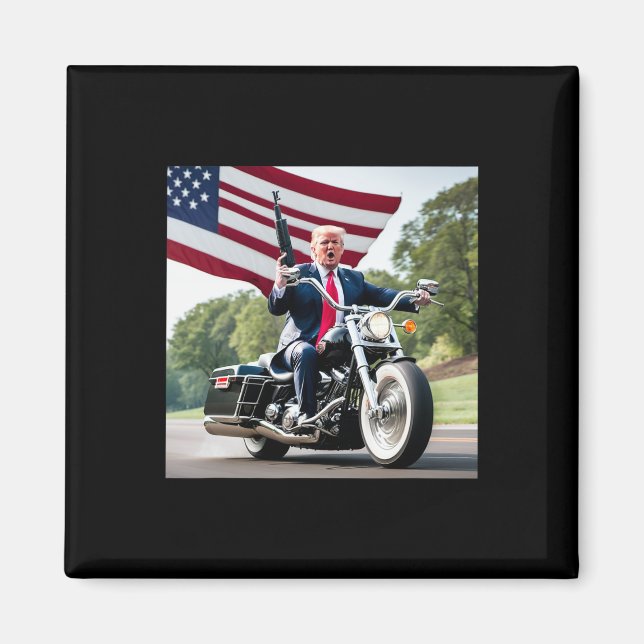 Imã Trump Motoqueiro Ruim  (Frente)