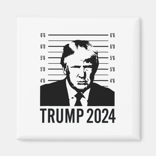 Imã Trump Mugshot 2024 Presidente (Frente)