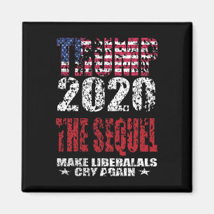 Imã Trump O Sequel Bandeira Dos EUA Aflita Faça Libera
