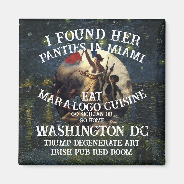 Imã Trump Panties Miami Catholic Church White (Frente)