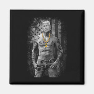 Imã Trump Patriótico Gangster - Republicano Anti-Liber