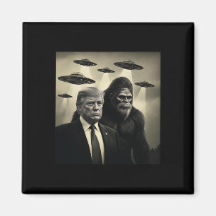 Imã Trump Pé Grande Ufo Encontro Alien Conspiração Eng
