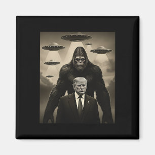 Imã Trump Pé Grande Ufo Encontro Alienígena Invasão Ua