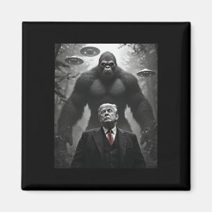 Imã Trump Pé Grande Ufo Encontro de Alien Visitação Co