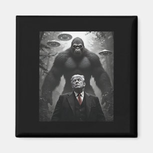 Imã Trump Pé Grande Ufo Encontro de Alien Visitação Co