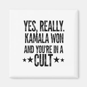 Imã Trump Perdeu Kamala Won Você está em um Cult Harri