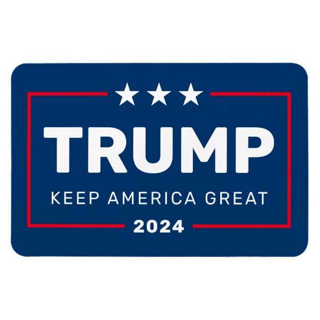 Ímã Trump PODE MUDAR ANO Manter o Excelente Americano (Horizontal)