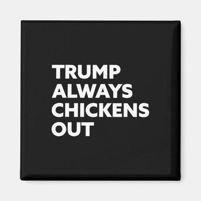 Imã Trump Sempre Desiste - Taco  (Frente)