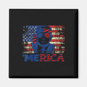Imã Trump Shirts Quarto 4 De Julho Trump American Fla