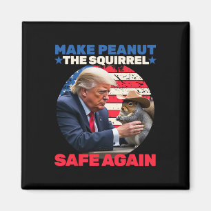 Imã Trump Squirrel Torna o Esquilo de amendoim seguro