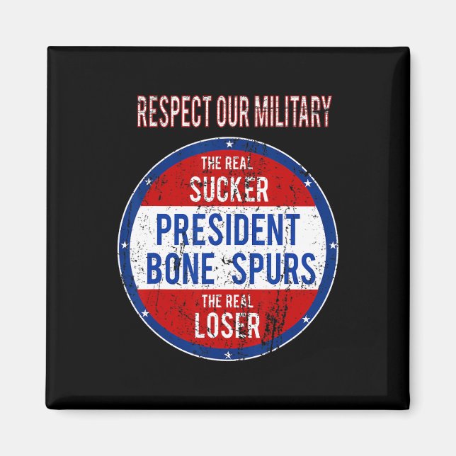 Imã Trump Sucker Perdido Nós Respeitamos O Nosso Milit (Frente)