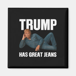 Imã Trump Tem Jeans Excelentes Engraçados Memória Dize