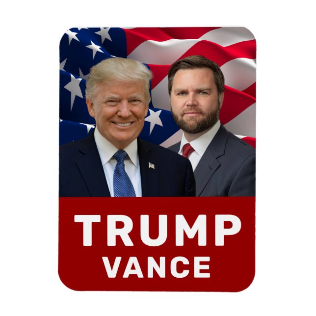 Ímã Trump Vance 2024 (Vertical)