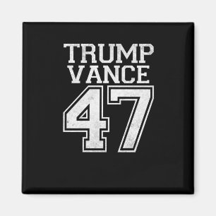 Imã Trump Vance 47º Presidente Número Vintage