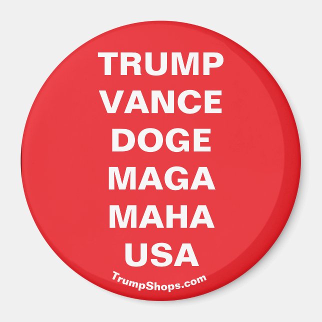 IMÃ TRUMP VANCE EUA (Frente)