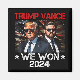 Imã Trump Vance Ganhamos o Dia da Inauguração 2025 47º