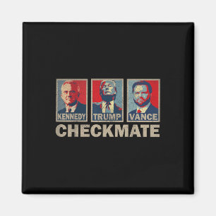 Imã Trump Vance Kennedy Checkmate 2024 República Eleit