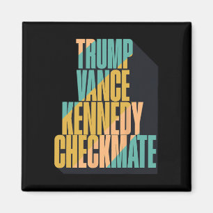 Imã Trump Vance Kennedy Xeque-Mate Eleição Republicano