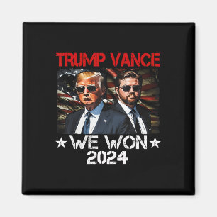 Imã Trump Vance Nós Ganhamos Vencer Dia de Inauguração