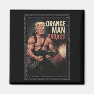 Imã Trump Vintage 80's Action Hero - Engraçado Shir No