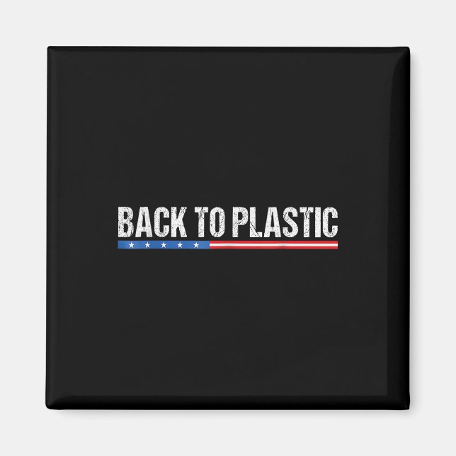 Imã Trump Volta Ao Plastic Engraçado (Frente)
