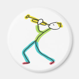 Imã Trumpet Playing Stickman
