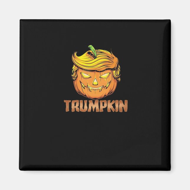 Imã Trumpkin - Abóbora do Halloween (Frente)