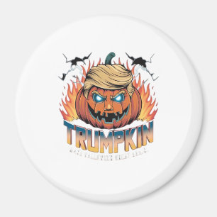 Imã Trumpkin Clássico - Design de Abóbora Louca